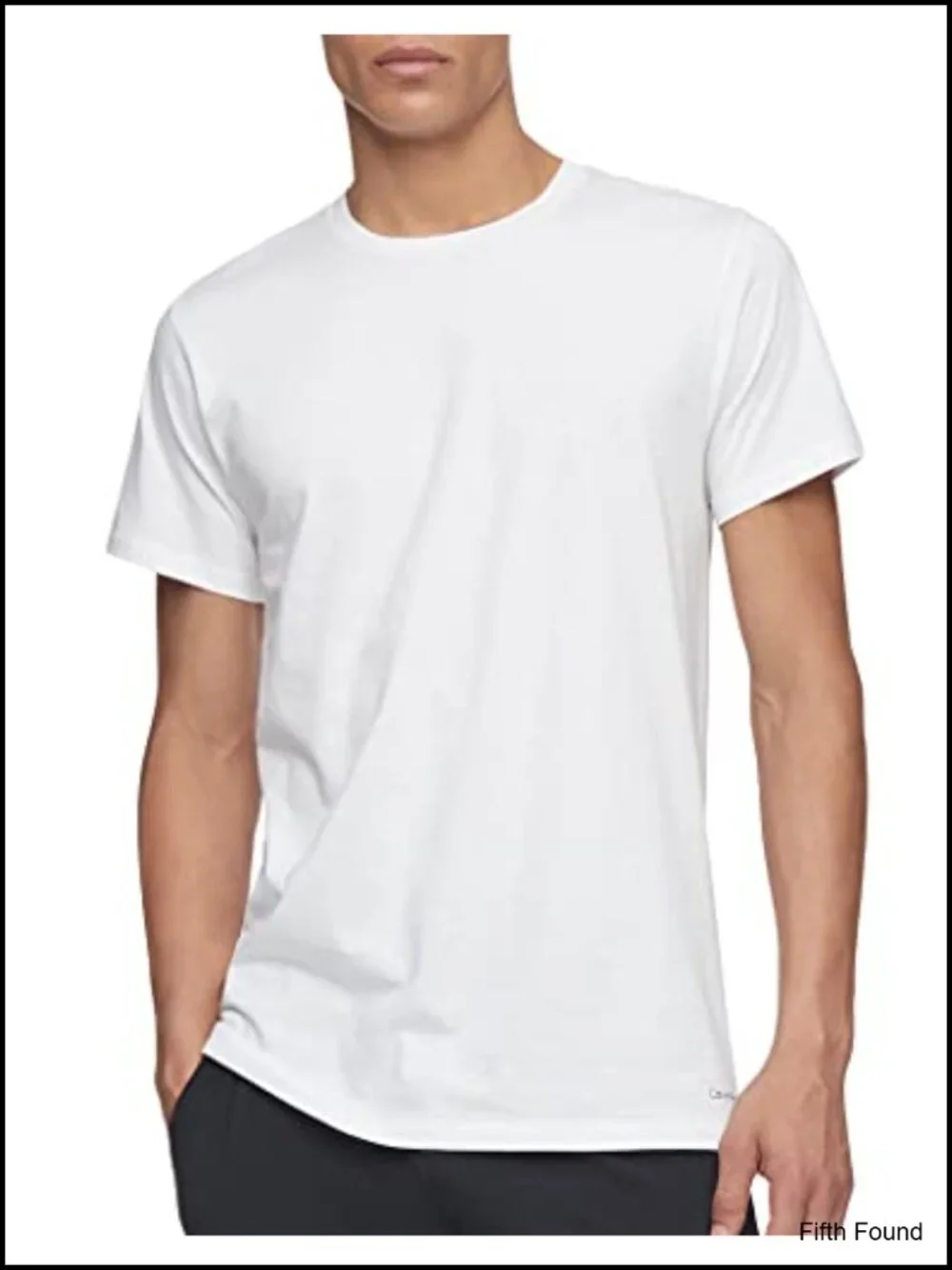 3 Pack Cotton Crewneck Undershirts Men's Classic Fit Tees